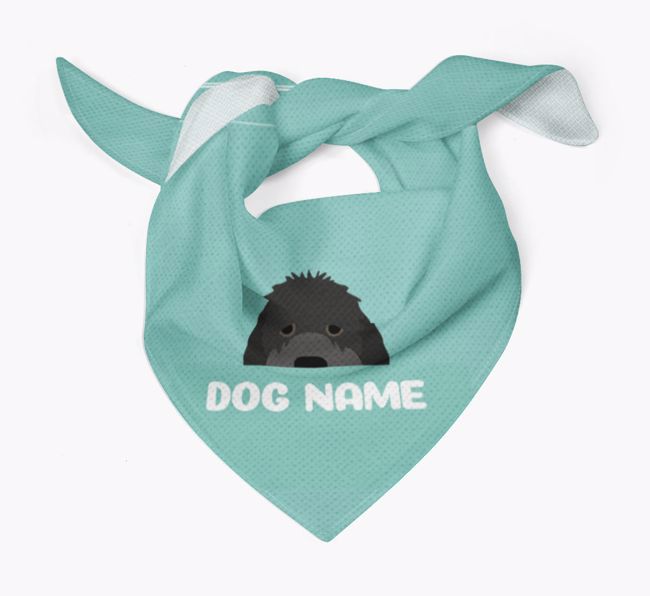 'Peeking Name' - Personalized {breedFullName} Bandana